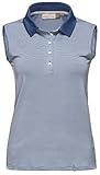 lasse kjus skijacke Golf / Urban Outdoor KJUS Women Sina Polo S/L Blau-Weiß, Damen Polo Shirt, Größe 44 - Farbe Atlanta Blue - White
