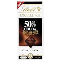 Lindt Excellence 50% Cocoa Chocolate Block - 100g