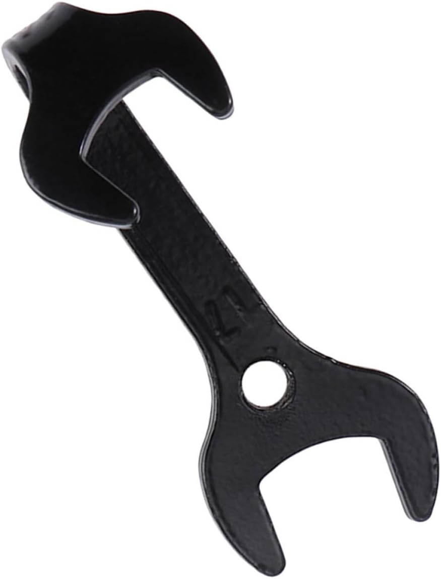 Vintage Iron Spanner Wall Hook, Black Metal Wall Hanger for Coats, Bags, Towels, Industrial Style Door Back Hook for Home Storage and Organization