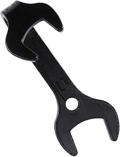 頑丈な壁掛けフック、ヴィンテージ工業用鉄スパナフック、ブラックオーバードア衣類ハンガー、コート、帽子、バッグ、タオル、バスルーム、クローゼットバック用