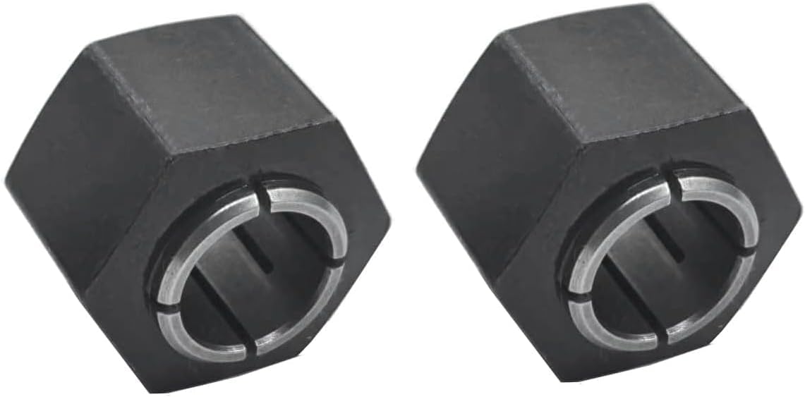 (2 Pack) Collet 19691 1/2-inch 12.7mm replace for Dewalt 326286-04 DW6212 DW616 DW618, Hitachi 323-293, Boschh 2610906283