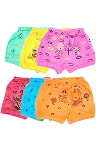 Image of BABY4U Kids /Baby Girls /Boys Cotton Panty /Panties Pure 100% Multicolored Blommers Children Assorted Coloured Frozen Printed Hipster Regular fit Undergarment Shorty