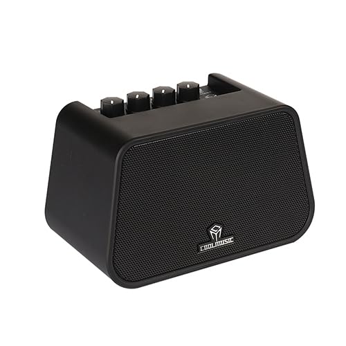 SE1 Portable Electric Guitar Amplifier 10W, Rechargeable Bluetooth Guitar Amp with Dual Speakers, Clean & Distortion Effects, Mini Practice Amp for Electric Guitar, Bass & Outdoor Use