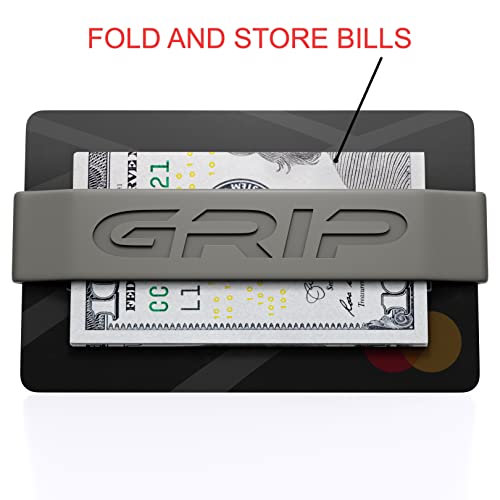 Grip Money Bands (Set Of 3) Foghorn Gray, Minimalist Wallet, Money Clip Alternative #TOP4