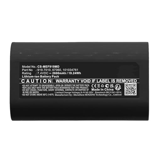Batería compatible 2600mAh 7.4V para extractor de leche miniatura 5