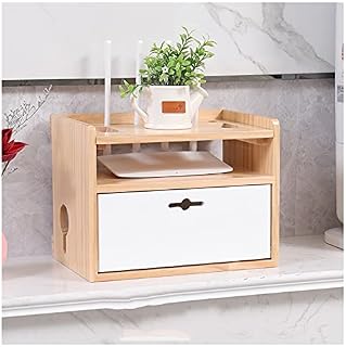 cable storage box Wooden Router Storage Box Multi-function Cable Management Box Large Storage Wires Keeper Holder to Hide Wires & Power Strips cable tidy box (Color : C)