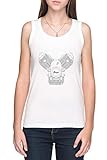Gemütlich Moto Guzzi Motor Damen Tank T-Shirt Weiß