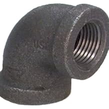 8700123600 .25 in. Black Pipe 90 Degree Elbow