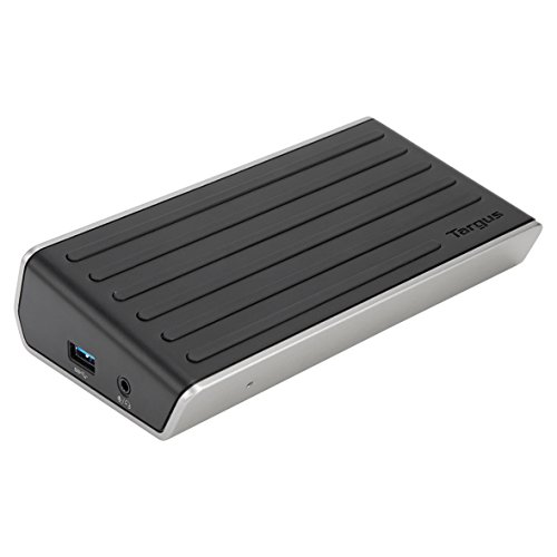 Targus 4K Universal Docking Station, USB 3.0, Single 4K or Dual HD Video, Black (DOCK130EUZ)
