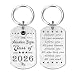 Resdink Graduation Gifts for Class of 2026 - College High School Graduation Keychain for Girls Boys Women Men Him Her Graduate Daughter Son Student