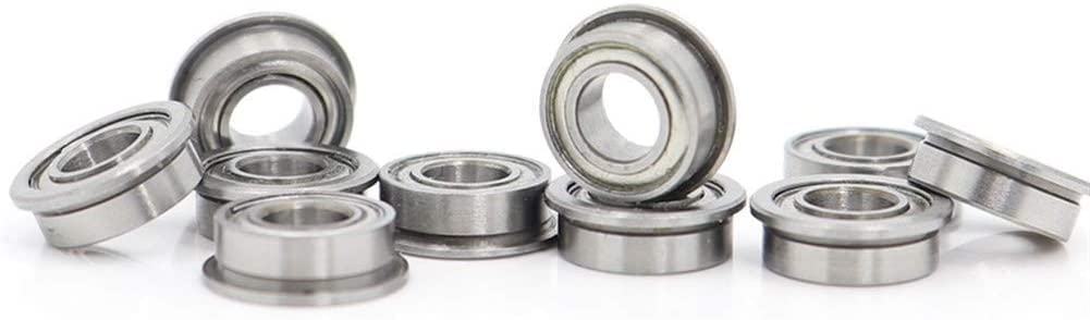 Roulement à bride miniature MF84ZZ 4x8x3 mm ABEC-1 à gorge profonde