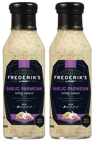Garlic Parmesan Wing Sauce (2 Bottles, 12 oz. each)