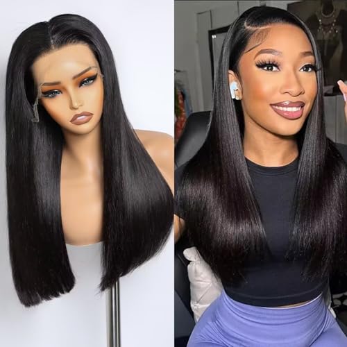 CATWO SKINLIKE Real HD Lace Wig 13x4 Full Lace Frontal Straight Bob Wig Invisible 0.1mm Ultra-thin HD Lace Front Wigs Human Hair 200% Density Pre Plucked Bleached Tiny Knots Blunt Cut Wig 14