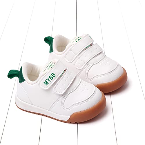 Baby Tennis Athletic Unisex Sneakers Infant Low Top Ankle Pu Leather Soft Rubber Sole Crib First Wal𝐤er Shoes2