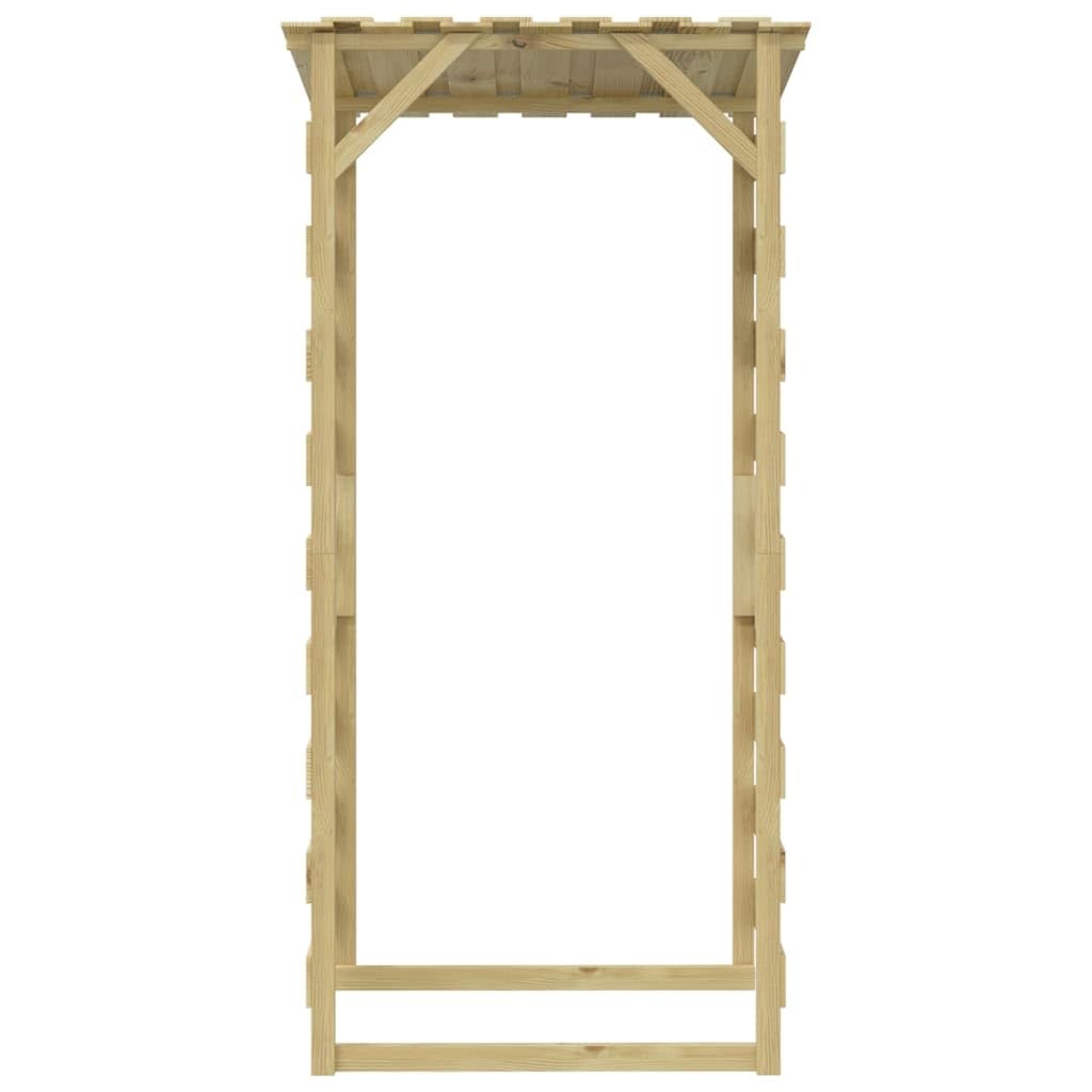 Generico Pergole con Tetto 4 pz 100x90x200 cm Legno di Pino Impregnato