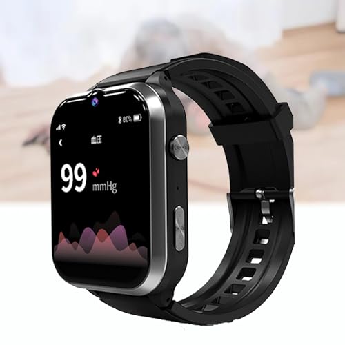 Elderly Fall Alert Devices 4G Smart Watch Fall Detection Smartwatch Seniors Life Alert Systems IP67 Waterproof GPS Tracker Video Call SOS Alarm Clock for Dementia Alzheimer's