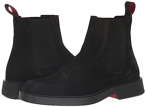 Image of HUGO Men's Iker Suede Chelsea Boots