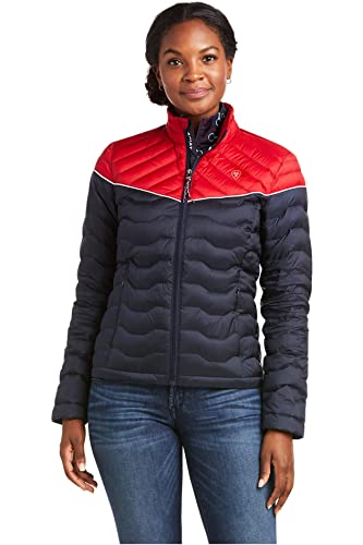Image of ARIAT Womens Ideal 3.0 Down Jacket, Team Colorblock, XL
