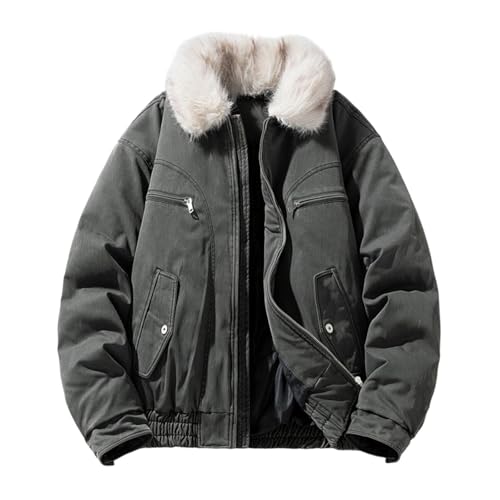 Vêtement d'extérieur rembourré pour homme veste cargo vintage style urbain