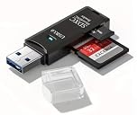 USB 3.0 Micro SD Card Reader - For SDHC, SDXC, SD, MMC, RS-MMC, Micro SDXC, Micro SDHC - Memory Card Adapter - Compatible with Sony, Panasonic, Canon, Samsung, Nikon more - For Windows and Mac