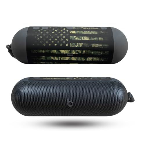 Image of Speaker Skin Compatible with Beats Pill (2024) - American Camo - Premium 3M Vinyl Protective Wrap Decal Cover - Easy to Apply | Crafted in The USA by MightySkins