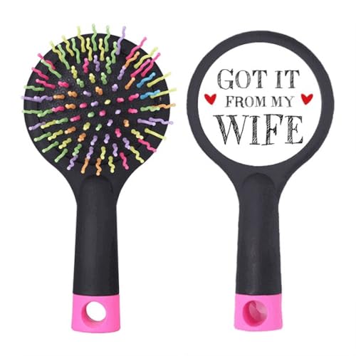 Brosse à cheveux démêlante Got It From My Wife au design ergonomique premium