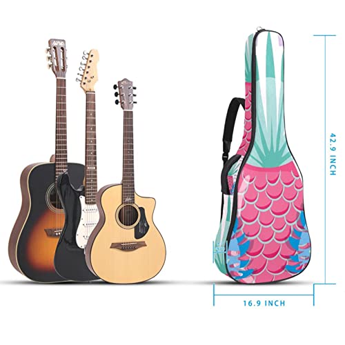 Housse étanche pour guitare acoustique avec double bandoulière et poche Motif ananas fruits et rayures, Multicolore 01… - Les Beatles, Paul McCartney, John Lennon, RIngo Starr, George Harrison Housse étanche pour guitare acoustique avec double bandoulière et poche Motif ananas fruits et rayures, Multicolore 01… – Image 6