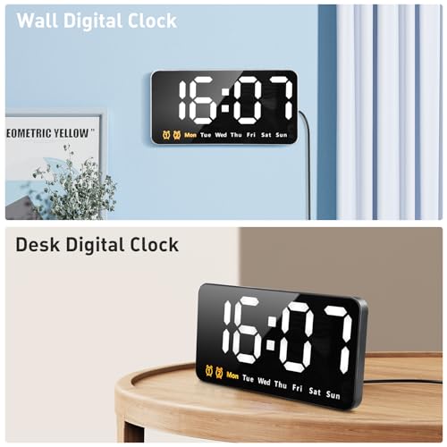 Aceshop Large LED Display Alarm Clock - Image 3