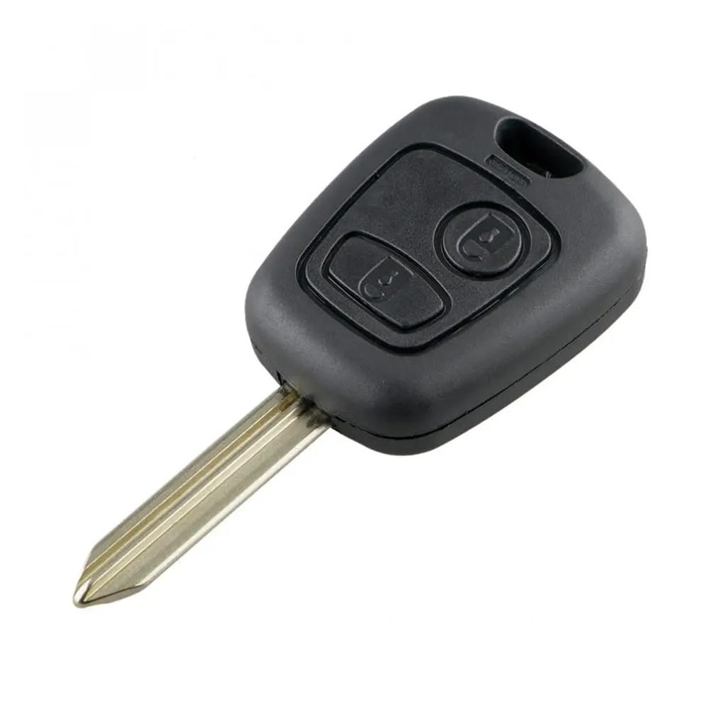Carcasa para Llave de Coche Carcasa de Repuesto para Mando a Distancia de Coche de 2 Botones, Compatible con para Peugeot para Partner para Expert