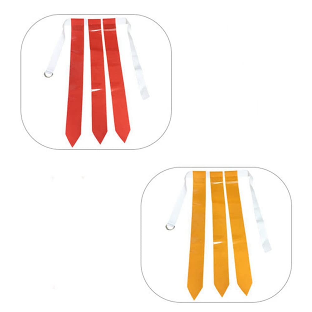 Rugby Taille Drapeau Pvc Streamer Youth Rugby Belt Game Tirez le drapeau déchirer le drapeau pour gagner la ceinture de drapeau pointue
