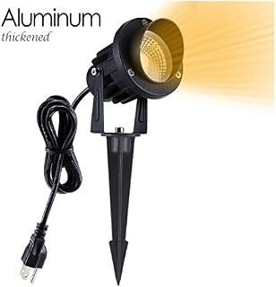 JEKOOMI Landscape Lighting,7W 120V Warm White Led Landscape Lights,Outdoor Spotlight for Tree Lawn