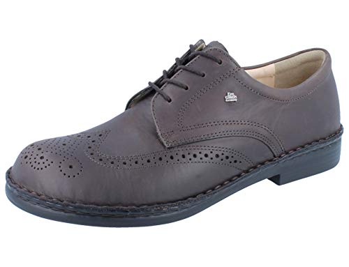 Preisvergleich Produktbild FINN COMFORT Budapest Herren Halbschuhe Schnürschuhe braun darkbrown / Nuri