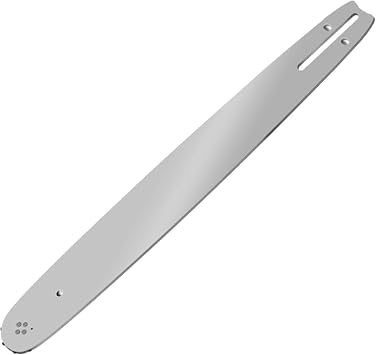DeeRace Chainsaw Guide Bar Chainsaw Accessories Easy Installation, Metal Replacement Silver Saw Chain Combo, Oil Saw Repair Tool, 16"