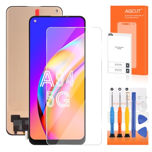 Écran LCD Oppo A94 5G complet 6,43 pouces tactile noir avec outils