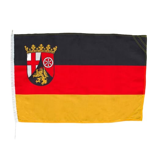 Drapeau de la Rhénanie du Palatinat de qualité premium 160 g/m²