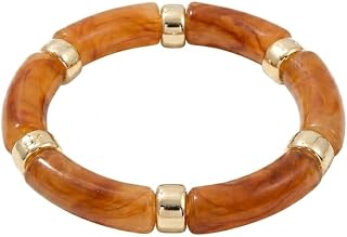 Retro Geometric Multicolor Marble Acrylic Bangles for Women | Fashion jewelry Accessories Price In India