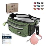 PAWZONE Leckerlitasche für Hunde als Bauchtasche mit Reflektorband