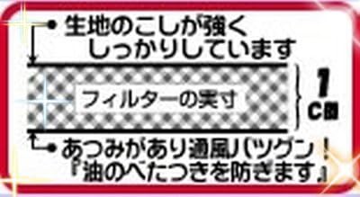 (サニーフィルター)換気扇フィルター・レンジフードフィルター【日本製】Bサイズ（29.7ｃｍ×29.7ｃｍ・厚1ｃｍ）20枚入 【育つ】
