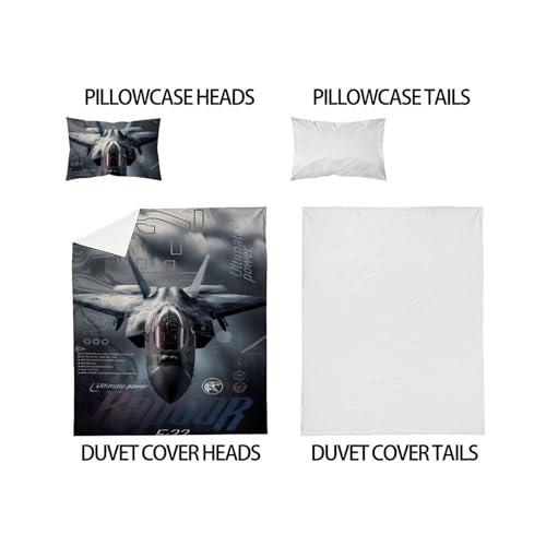 Housse de couette avion haut de gamme en microfibre parure de lit lit simple