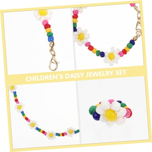 Holibanna 1 Conjunto Conjunto De Joias De Margarida Presente De Joias Para Meninas Brinquedo De Joal