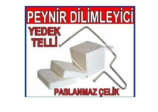 Hassas ve mükemmel peynir kesici, paslanmaz çelik peynir dilimleyici yedek telli