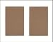 Pack of 5 8x10 White Picture Mat, for 2 4x6 Photos or Pictures