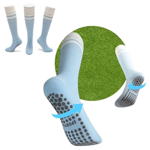 FAR&STRAIGHT Women’s Knee-High Yoga, Pilates, Golf Socks with Non-Slip Soles