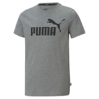 PUMA Boy's Puma Boys ESS Logo Tee B T Shirt, Medium Gray Heather, Large UK