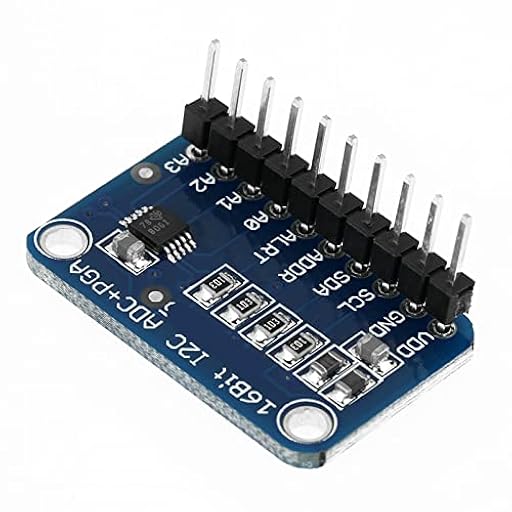 CHICIRIS Tarjeta ADC I2C de 16 bits con amplificador de ganancia programable, 860 muestras por segundo, adecuada para la medición de la señal en dispositivos IoT | Ya disponible en tu tienda friki favorita! En mundofriki.es!