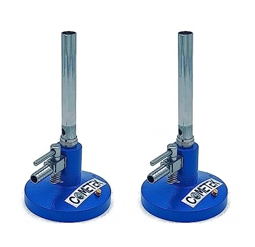 Burner Bunsen - Heavy Base with stopcock 120mm (4.72") - BRA...