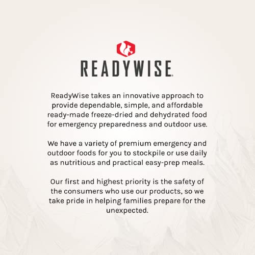 Readywise Emergency Food Supply, Freeze-Dried Survival Food For Emergencies, Lunch And Dinner Entrées Grab-And-Go Bucket, 1 Bucket, 25-Year Shelf Life, 60 Servings Total #TOP6