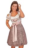 MarJo Trachten Minidirndl 2tlg. - Brianne - Mauve, Größe 32
