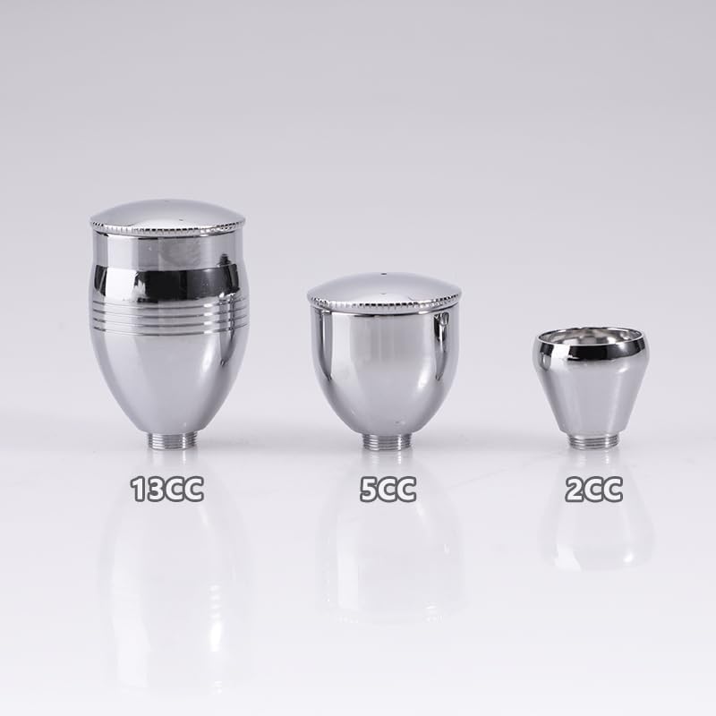 Langlengtec Airbrush Kit Paing Set with 3 Cup Hose and Air Brush Accessories Spray Gun for Art Hobby Model