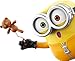 Minions toys The Rise of Gru Black Belt Bob Approx 8-in Character Toy with Random Animated Kung Fu Actions & Sounds, Gift for Kids 4 Years & Older